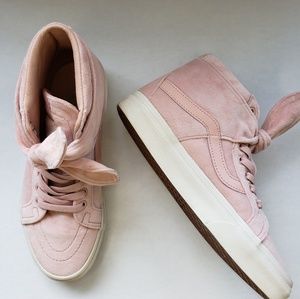 rose velvet vans